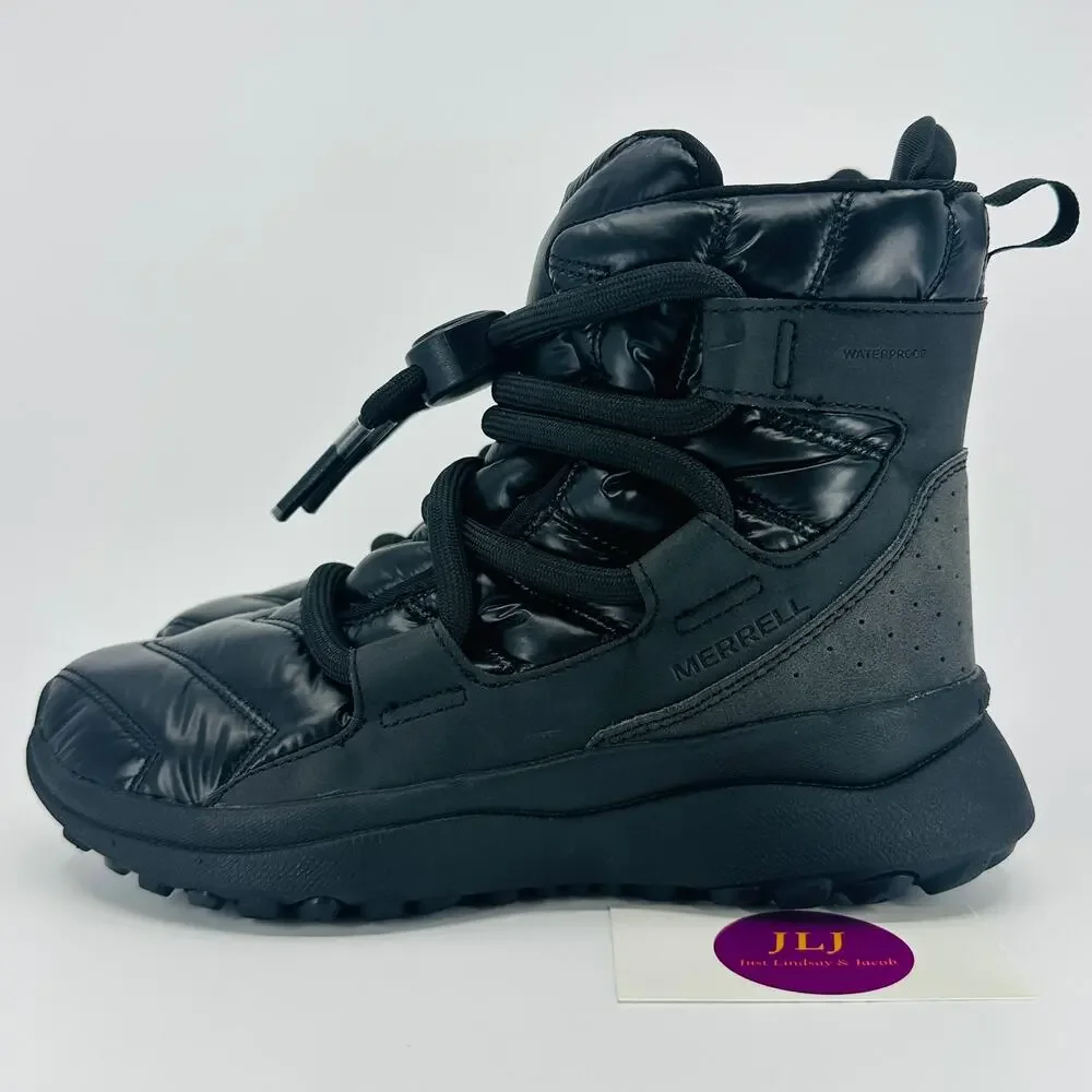 Merrell Womens Cloud Puff Lace Polar Waterproof Winter Snow Boots J003614 Size 6